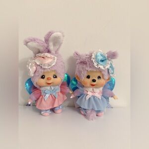 Sekiguchi monchhichi chimutan plush doll bag charm set